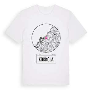 Kokkola t-shirt – ekologisk bomull t-shirt från Pinshirt