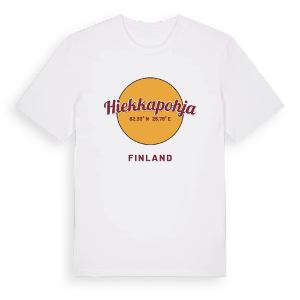 Hiekkapohja cirkel t-shirt – ekologisk bomull t-shirt från Pinshirt