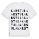 Karstula ordlek t-shirt