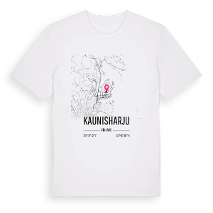Kaunisharju karta t-shirt – ekologisk bomull t-shirt från Pinshirt