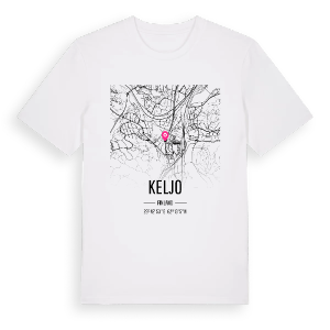 Keljo karta t-shirt – ekologisk bomull t-shirt från Pinshirt