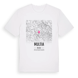 Multia karta t-shirt – ekologisk bomull t-shirt från Pinshirt