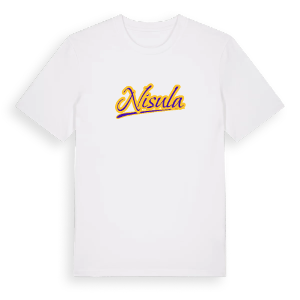Nisula baseball t-shirt – ekologisk bomull t-shirt från Pinshirt