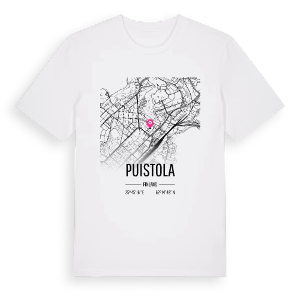 Puistola karta t-shirt – ekologisk bomull t-shirt från Pinshirt