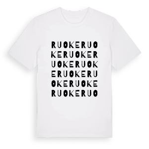 Ruoke ordlek t-shirt – ekologisk bomull t-shirt från Pinshirt