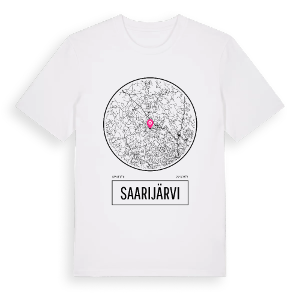 Saarijärvi t-shirt – ekologisk bomull t-shirt från Pinshirt