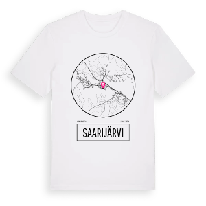 Saarijärvi t-shirt – ekologisk bomull t-shirt från Pinshirt