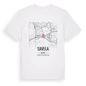 Savela karta t-shirt – ekologisk bomull t-shirt från Pinshirt