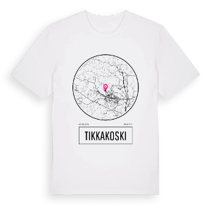 Tikkakoski t-shirt – ekologisk bomull t-shirt från Pinshirt