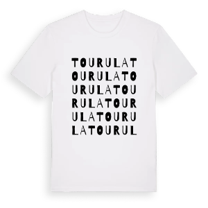 Tourula ordlek t-shirt – ekologisk bomull t-shirt från Pinshirt