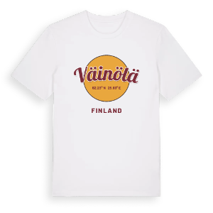 Väinölä cirkel t-shirt – ekologisk bomull t-shirt från Pinshirt