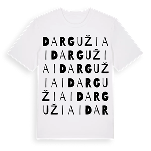 Dargužiai ordlek t-shirt – ekologisk bomull t-shirt från Pinshirt