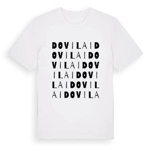 Dovilai ordlek t-shirt – ekologisk bomull t-shirt från Pinshirt