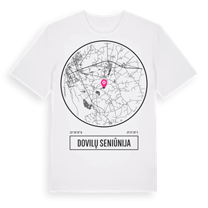 Dovilų seniūnija t-shirt – ekologisk bomull t-shirt från Pinshirt