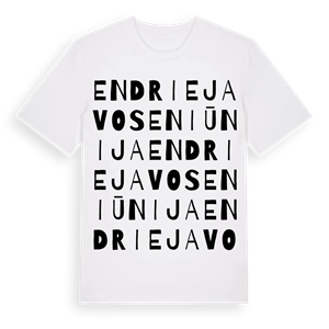 Endriejavo seniūnija ordlek t-shirt – ekologisk bomull t-shirt från Pinshirt