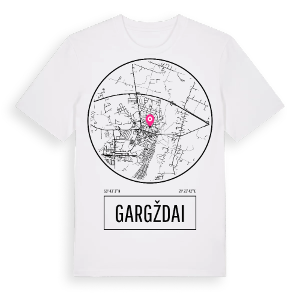 Gargždai t-shirt – ekologisk bomull t-shirt från Pinshirt