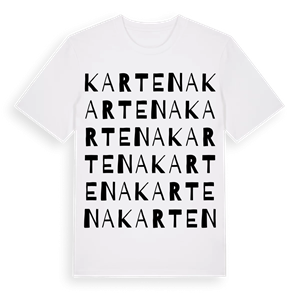 Kartena ordlek t-shirt – ekologisk bomull t-shirt från Pinshirt