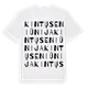 Kintų seniūnija ordlek t-shirt