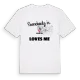 Någon i Klaipėda älskar mig t-shirt