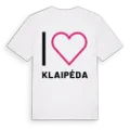 Jag älskar Klaipėda t-shirt stort tryck