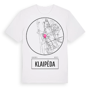 Klaipėda t-shirt – ekologisk bomull t-shirt från Pinshirt