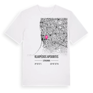 Klaipėdos apskritis karta t-shirt – ekologisk bomull t-shirt från Pinshirt
