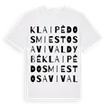 Klaipėdos miesto savivaldybė ordlek t-shirt