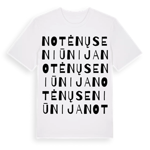 Notėnų seniūnija ordlek t-shirt – ekologisk bomull t-shirt från Pinshirt