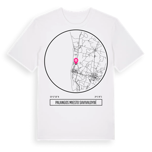 Palangos miesto savivaldybė t-shirt – ekologisk bomull t-shirt från Pinshirt