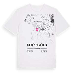 Rusnės seniūnija karta t-shirt – ekologisk bomull t-shirt från Pinshirt