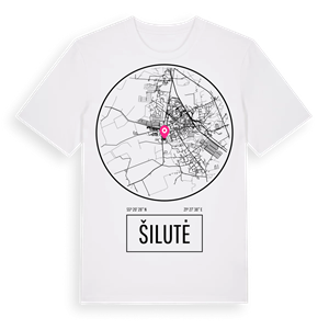Šilutė t-shirt – ekologisk bomull t-shirt från Pinshirt