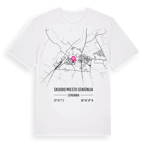 Skuodo miesto seniūnija karta t-shirt – ekologisk bomull t-shirt från Pinshirt