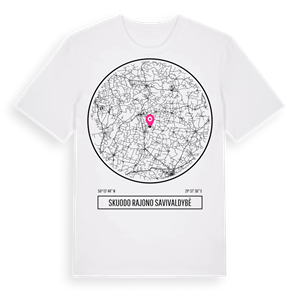 Skuodo rajono savivaldybė t-shirt – ekologisk bomull t-shirt från Pinshirt