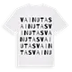 Vainutas ordlek t-shirt