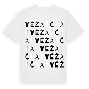 Vėžaičiai ordlek t-shirt – ekologisk bomull t-shirt från Pinshirt