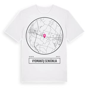 Vydmantų seniūnija t-shirt – ekologisk bomull t-shirt från Pinshirt