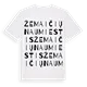 Žemaičių Naumiestis ordlek t-shirt