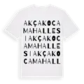 Akçakoca Mahallesi ordlek t-shirt