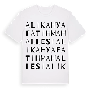 Alikahya Fatih Mahallesi ordlek t-shirt – ekologisk bomull t-shirt från Pinshirt