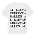 Alikahya Merkez Mahallesi ordlek t-shirt