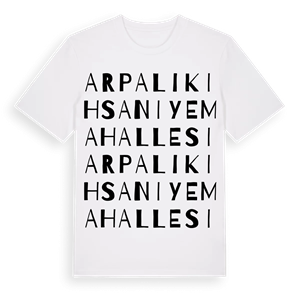 Arpalıkihsaniye Mahallesi ordlek t-shirt – ekologisk bomull t-shirt från Pinshirt