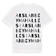 Arslanbey Mahallesi ordlek t-shirt