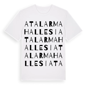 Atalar Mahallesi ordlek t-shirt – ekologisk bomull t-shirt från Pinshirt