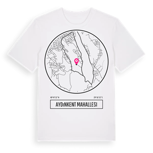 Aydınkent Mahallesi t-shirt – ekologisk bomull t-shirt från Pinshirt