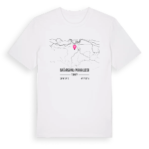 Bağırganlı Mahallesi karta t-shirt – ekologisk bomull t-shirt från Pinshirt