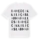 Bahçecik Kılıçaslan Mahallesi ordlek t-shirt