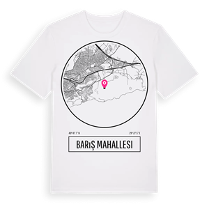 Barış Mahallesi t-shirt – ekologisk bomull t-shirt från Pinshirt