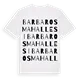 Barbaros Mahallesi ordlek t-shirt