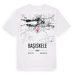 Başiskele karta t-shirt – ekologisk bomull t-shirt från Pinshirt
