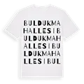 Bulduk Mahallesi ordlek t-shirt